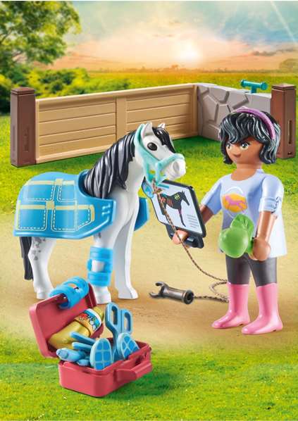Playmobil Horses of Waterfall 71497 Terapeuta de Caballos