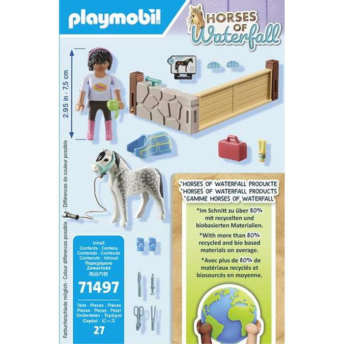 Playmobil Horses of Waterfall 71497 Terapeuta de Caballos