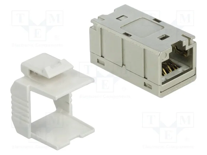 DeLOCK Adaptador RJ45 hembra a RJ45 hembra Cat.6A de metal 86012 Gris DeLOCK Adaptador RJ45 hembra a RJ45 hembra Cat.6A de metal 86012 Gris