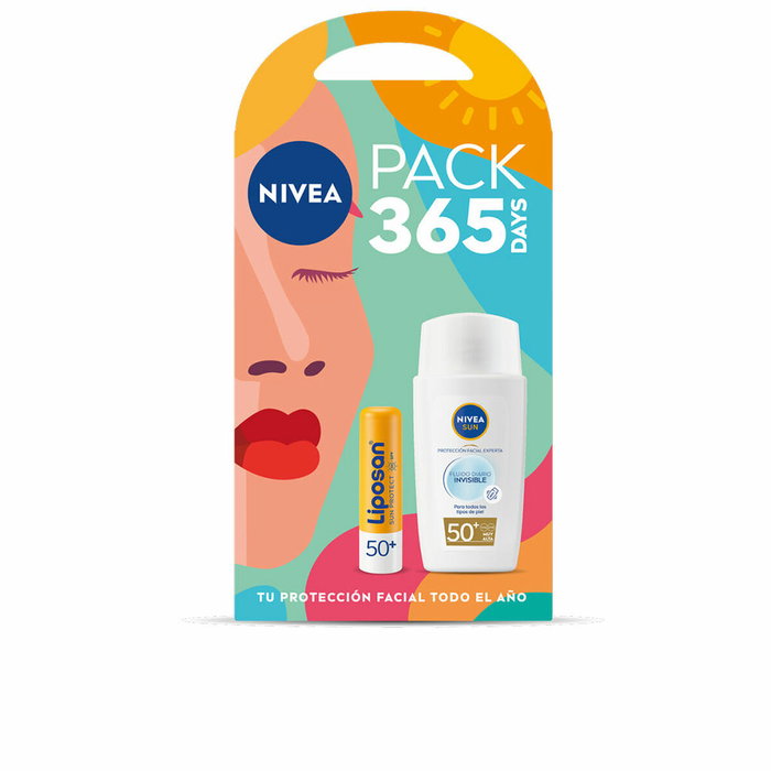 NIVEA SUN Pack de 2 piezas: Fluido Invisible Diario SPF 50+ y Liposan SPF 50 NIVEA SUN Pack de 2 piezas: Fluido Invisible Diario SPF 50+ y Liposan SPF 50