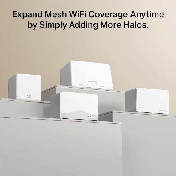 Mercusys Halo H27BE Pack de 3 Sistema de Malla Wi-Fi 7 Mercusys Halo H27BE Pack de 3 Sistema de Malla Wi-Fi 7