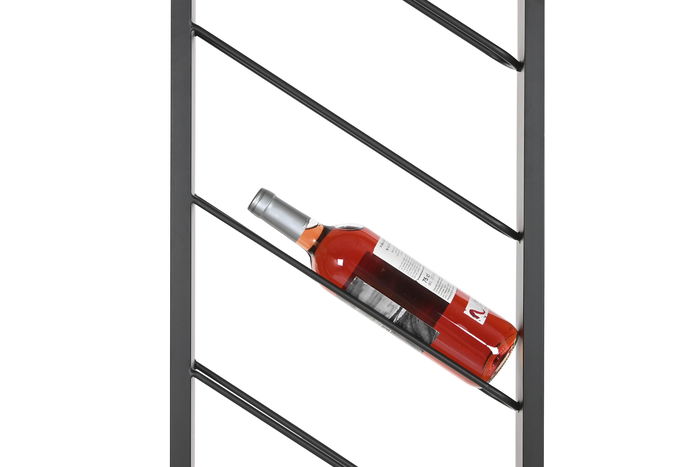 DKD Home Decor Botellero Loft Negro 6 x 160 x 36 cm (2 Unidades)