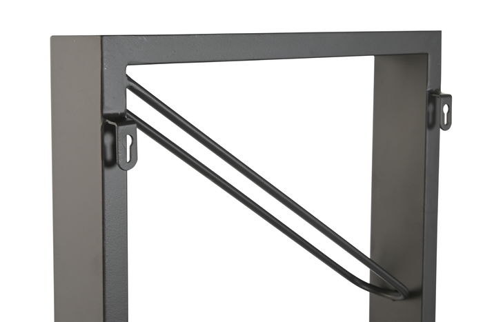 DKD Home Decor Botellero Loft Negro 6 x 160 x 36 cm (2 Unidades)