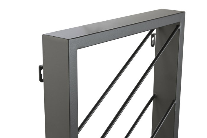 DKD Home Decor Botellero Loft Negro 6 x 160 x 36 cm (2 Unidades)