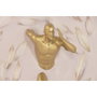 DKD Home Decor Cuadro Lienzo y Resina Hombre (Pack de 2) Dorado 80x80 cm