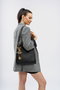 Lucky Bees Bolso tote 352 Negro Piel de Polivinilo 28x10x31 cm con 4 bolsillos interiores