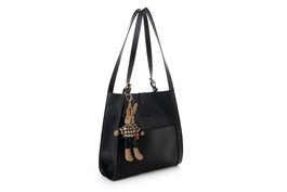 Lucky Bees Bolso tote 352 Negro Piel de Polivinilo 28x10x31 cm con 4 bolsillos interiores