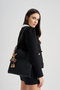 Lucky Bees Bolso tote 352 Negro Piel de Polivinilo 28x10x31 cm con 4 bolsillos interiores