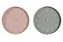 DKD Home Decor Pack de 2 Relojes de Pared Silenciosos en PVC 30x30 cm