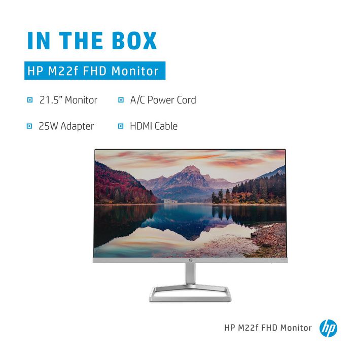 HP Monitor M22f de 21.5 pulgadas Full HD IPS