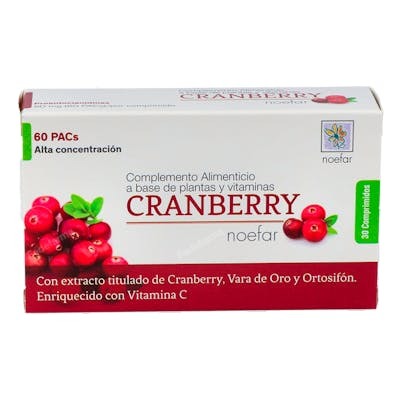 NOEFAR Cistop 30Comprimidos Cranberry Vías Urinarias Vitamina C