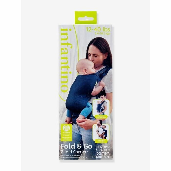 Infantino Portabebés Fold n Go - Nomad