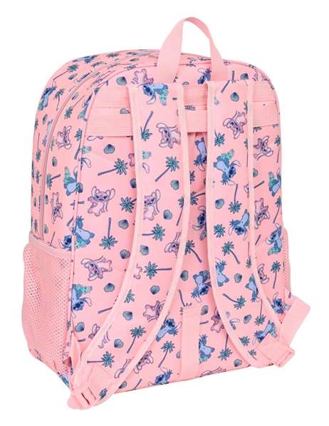 Safta Mochila Infantil Adaptable a Carro Diseño Stitch Beach 33x42x14cm - Para Niños +3 Años
