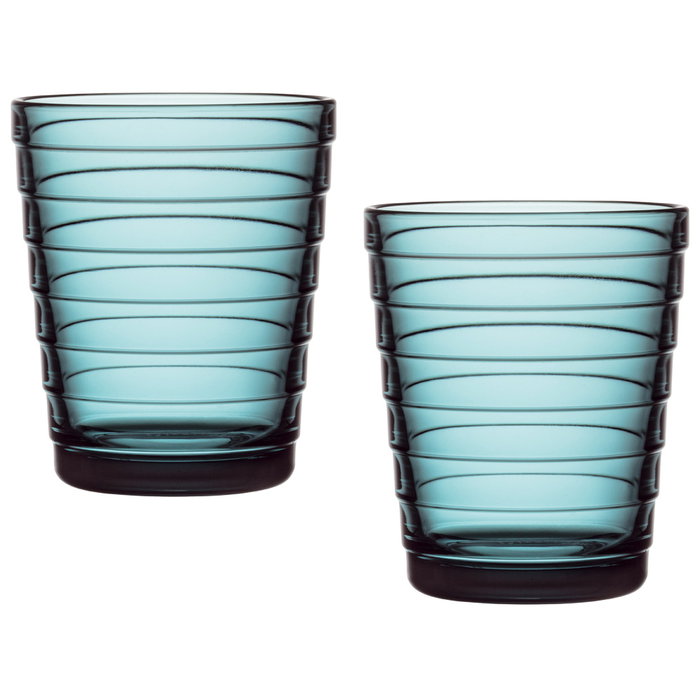 Set 2 Vasos 220 Ml Sea Blue Iittala Set 2 Vasos 220 Ml Sea Blue Iittala