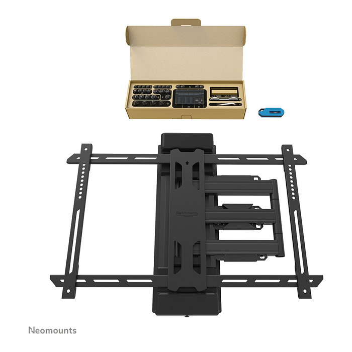 Neomounts WL40S-910BL16 Soporte de TV para Columna 40-70" con Movimiento Completo, Peso Máx. 45 kg, Negro