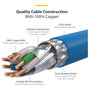 StarTech.com Cable de Red Ethernet CAT8 2m Azul Snagless 40Gbps 2000MHz PoE++ 100W S/FTP