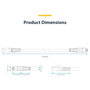 StarTech.com Cable de Red Ethernet CAT8 2m Azul Snagless 40Gbps 2000MHz PoE++ 100W S/FTP