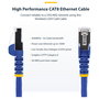 StarTech.com Cable de Red Ethernet CAT8 2m Azul Snagless 40Gbps 2000MHz PoE++ 100W S/FTP