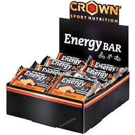 CROWN SPORT NUTRITION Energy Bar Doble Choc 12 Unidades X 60 G