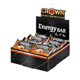 CROWN SPORT NUTRITION Energy Bar Doble Choc 12 Unidades X 60 G