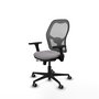 PIQUERAS Y CRESPO Silla de oficina Jorquera Gris con mecanismo Sincro/Traslack