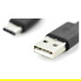 Digitus Cable USB 2.0 Tipo A a USB-C, 1m, Negro, Macho a Macho, 480 Mbit/s (0.48 Gbit/s)