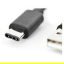 Digitus Cable USB 2.0 Tipo A a USB-C, 1m, Negro, Macho a Macho, 480 Mbit/s (0.48 Gbit/s)