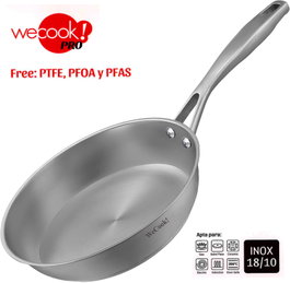 WECOOK Sartén Pro Acero Inox 24cm
