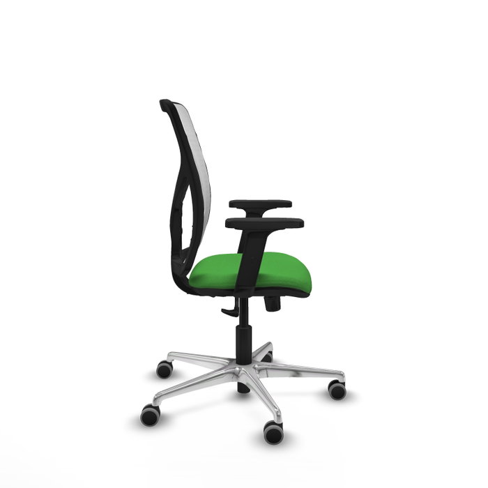 PIQUERAS Y CRESPO Silla de oficina Motilla con mecanismo Sincro, Verde y Blanco