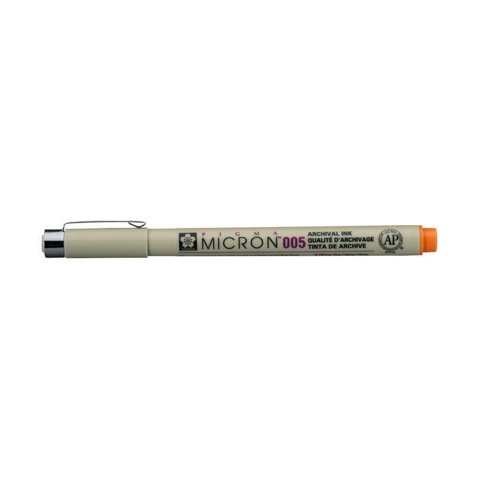 Sakura Pigma Micron 005 - 0.20 mm - Anaranjado Sakura Pigma Micron 005 - 0.20 mm - Anaranjado