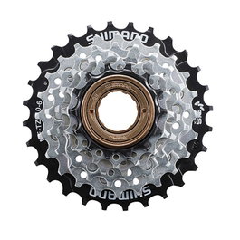 Shimano MF-TZ510-7 Piñón trasero de acero de 7 velocidades 14-28 dientes para cadena HG y UG