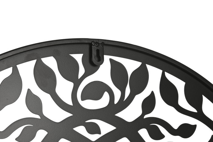 DKD Home Decor Decoración de Pared Metal Árbol Negro 60x60 cm (Pack de 4)