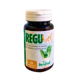 Herdibel Regubel 45 Complemento Alimenticio - 60 Comprimidos con Hinojo, Inulina, Llantén, Genciana, Diente de León, Alcaravea y Menta para la Digestión