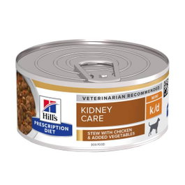 Hill's Vet K/D Estofado de Pollo y Verduras para Perro, 24x156g