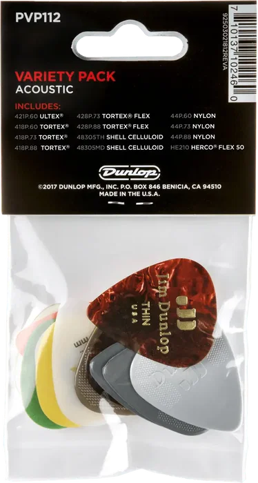 Dunlop Pack Variety Acoustic / Pack De 12 Unidades