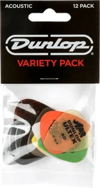 Dunlop Acoustic Pick Variety Pack - 12 Pack