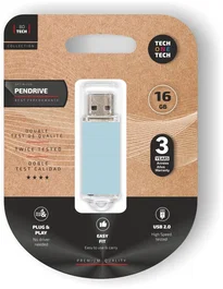 Memoria Usb 16Gb Tech-One-Tech Basic 2.0 Basic Blue Sky (Incluye Canon Lpi De 0.24 )
