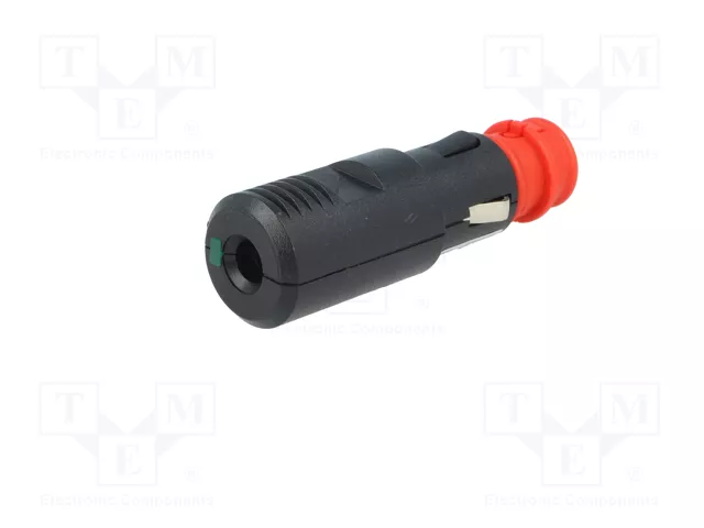 PRO CAR Enchufe de mechero de coche con borna de tornillo y fusible