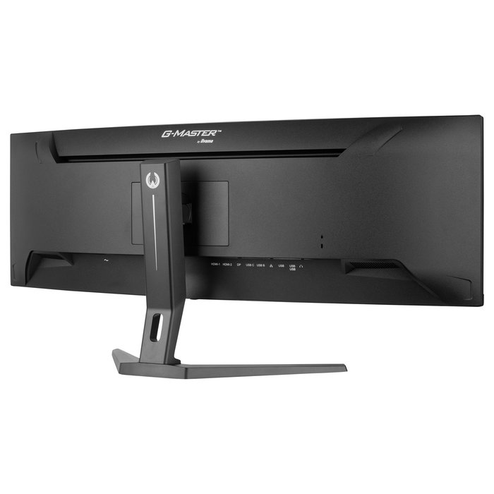 Iiyama G-MASTER RED EAGLE Curvo GCB4580DQSN-B1 44.5" (113cm) Monitor Gaming 32:9 Dual QHD 5120x1440 165Hz 1500R 0.8ms VA AMD FreeSync HDR400 2xHDMI DisplayPort USB-C 90W Altavoces