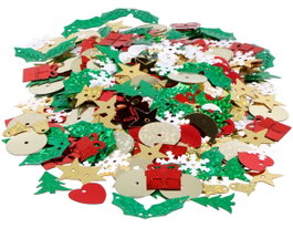 Innspiro Lentejuelas Navidad surtido formas y colores 70gr