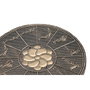 DKD Home Decor Soporte para Incienso Yute Yoga Champán