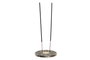 DKD Home Decor Soporte Incienso Indio Champan Madera Aluminio 10 x 1 x 10 cm