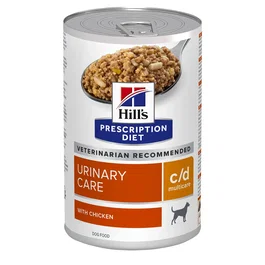 Hill's Hpd Canine C-D Multicare Comida Húmeda para Perros Sabor Pollo 12x370 gr