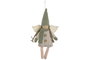 DKD Home Decor Decoracion Colgante Navidad Angel Beige Verde 12 Unidades 4 x 27 x 13 cm