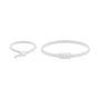 DeLOCK Sujetacables con cabeza plana 150 x 3,6 mm, 100 unidades
