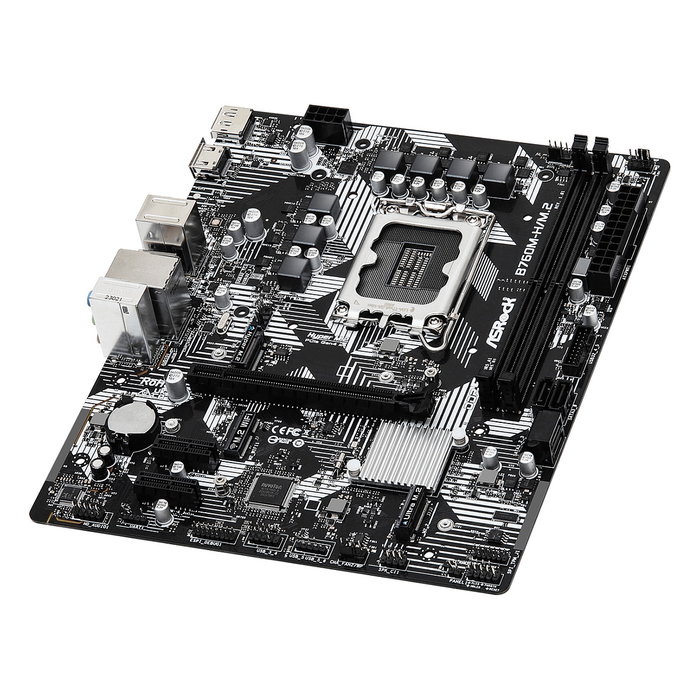 ASRock B760M-HDV/M.2 (1700) Placa Base Micro ATX Intel B760 DDR5-SDRAM para Procesadores Intel LGA 1700