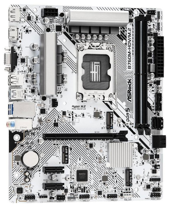 ASRock B760M-HDV/M.2 Micro ATX DDR5 LGA 1700 ASRock B760M-HDV/M.2 Micro ATX DDR5 LGA 1700