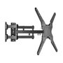 Equip 650328 Soporte de Pared en Esquina para TV de 23" a 55", Compatible VESA 400x400, Capacidad Máxima 45 kg