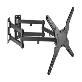 Equip 650328 Soporte de Pared en Esquina para TV de 23" a 55", Compatible VESA 400x400, Capacidad Máxima 45 kg