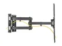 Equip 650328 Soporte de Pared para TV de Esquina, para Pantallas de 23"-55" (58-139 cm), VESA 200x100 a 400x400, Hasta 45 kg, Inclinación Ajustable, Color Negro